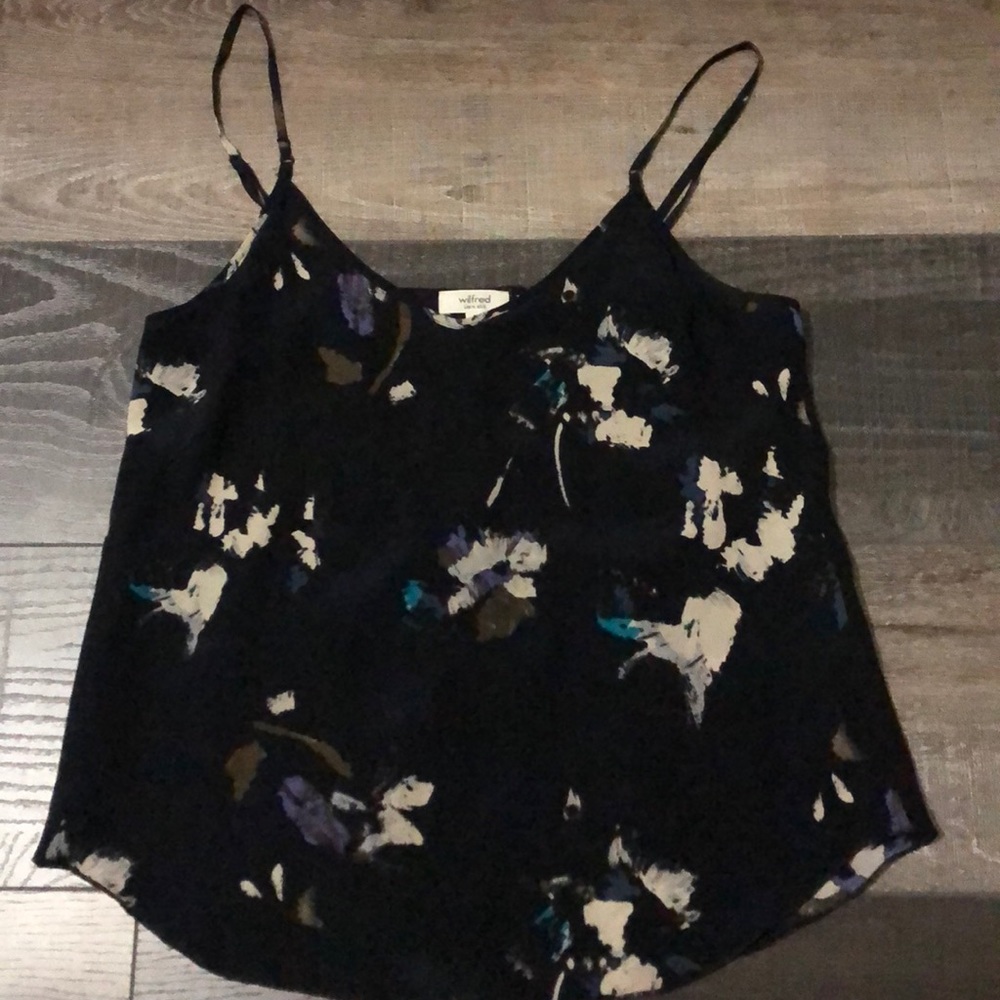 Wilfred loose silk tank top